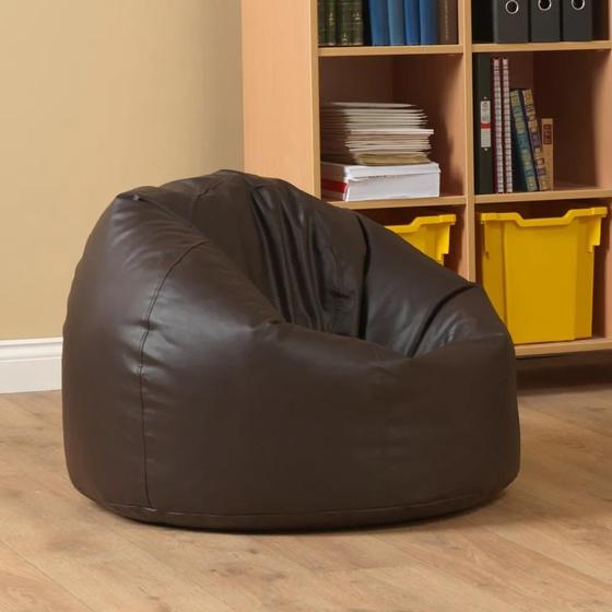 Puff Maça 100x80 Grande Couro Pufe Com Enchimento 5kg Menor preço em Puff Maça 100x80 Grande Couro Pufe Com Enchimento 5kg