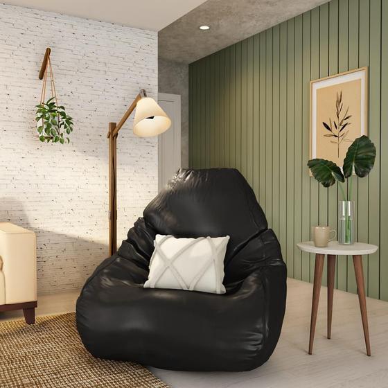 Puff Pog Preto - Mobly