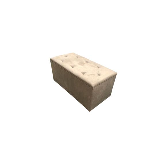 Puff Retangular Baú Pé De Cama Solteiro Porta Brinquedos Menor preço em Puff Retangular Baú Pé De Cama Solteiro Porta Brinquedos