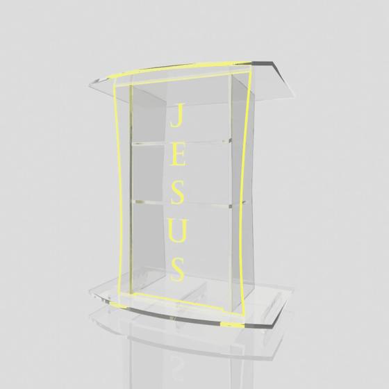 Imagem de Púlpito Bonito Resistente com Led, Gravação Igreja e Empresas