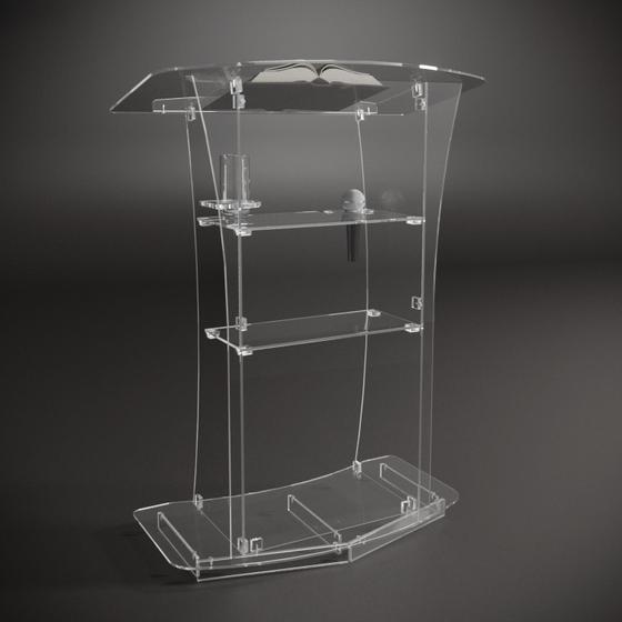 Imagem de Púlpito de Acrílico para Igreja - Modelo ML103