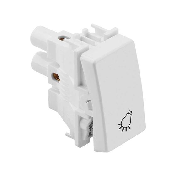 Imagem de Pulsador de Campainha Branco 10A 250V - SIMON