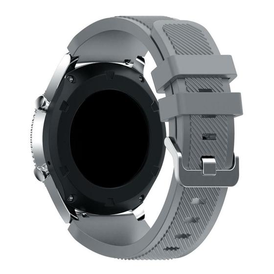 Imagem de Pulseira 22mm Silicone Confort p/ Relógio Smartwatch C/ Pino