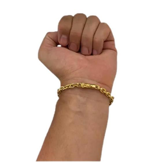 Imagem de Pulseira 5Mm Banhado A Ouro 18K Joia Maciça