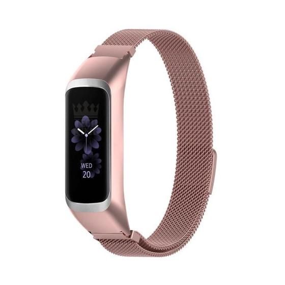 Imagem de Pulseira Aço Inox Metal Magnetica Para Samsung Galaxy Fit 2