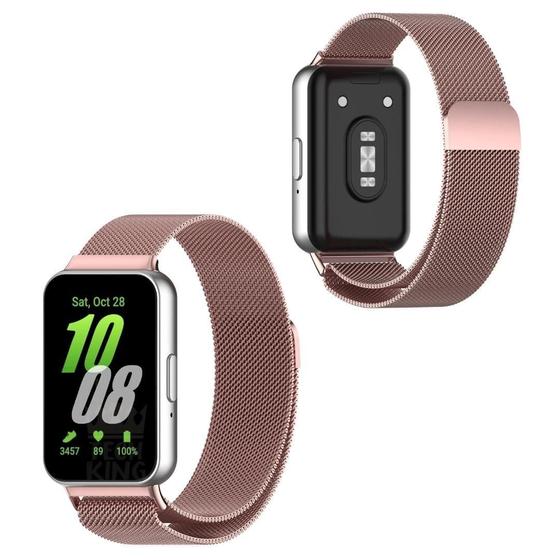 Imagem de Pulseira Aço Inox Para Galaxy Fit3 - Fecho Magnético