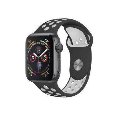 Imagem de Pulseira Apple Watch 38/40 Armor Runing Preto/Branco Gshield