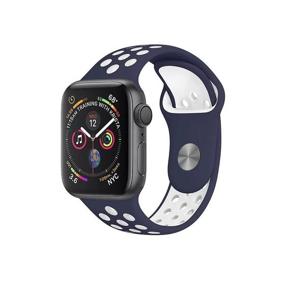 Imagem de Pulseira Apple Watch Armor Running 49MM-Azul/Branco-Gshield