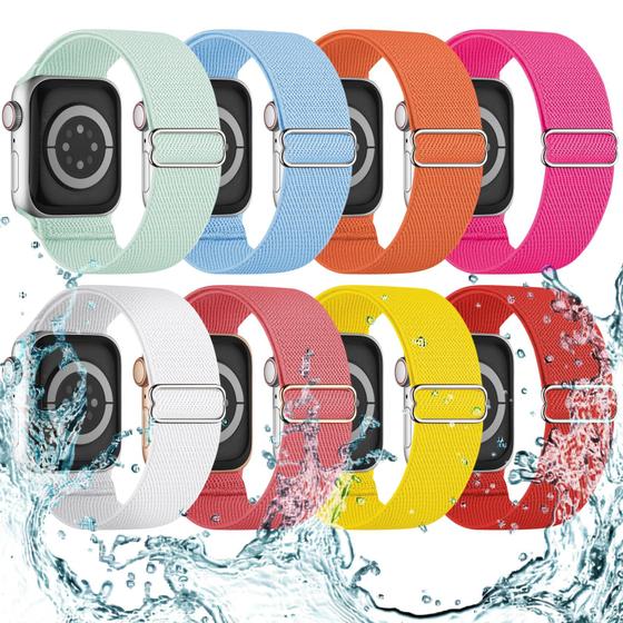 Imagem de Pulseira Apple Watch Solo Loop Butifacion - Pacote com 8 Unidades (40-49mm)