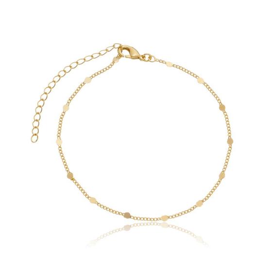 Imagem de Pulseira Banhada A Ouro 18k Com Bolinhas