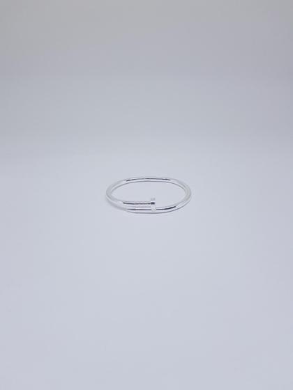 Imagem de Pulseira bracelete design prego banhado a Prata Meryl