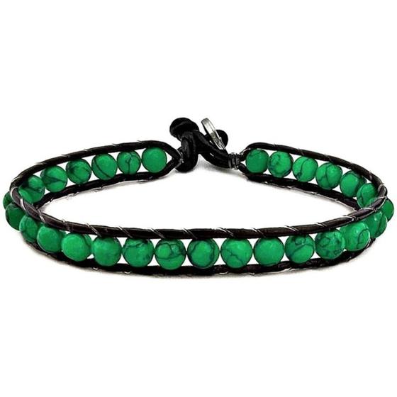 Imagem de Pulseira Chan Luu De Couro Masculina