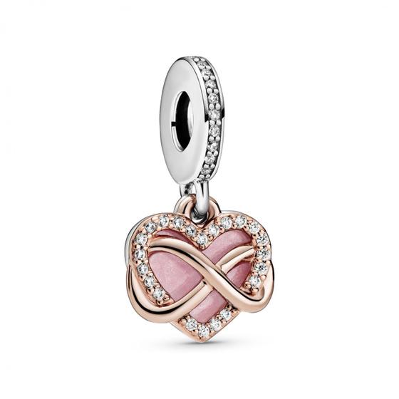 Imagem de Pulseira Charm Pandora Sparkling Infinity Heart para mulheres