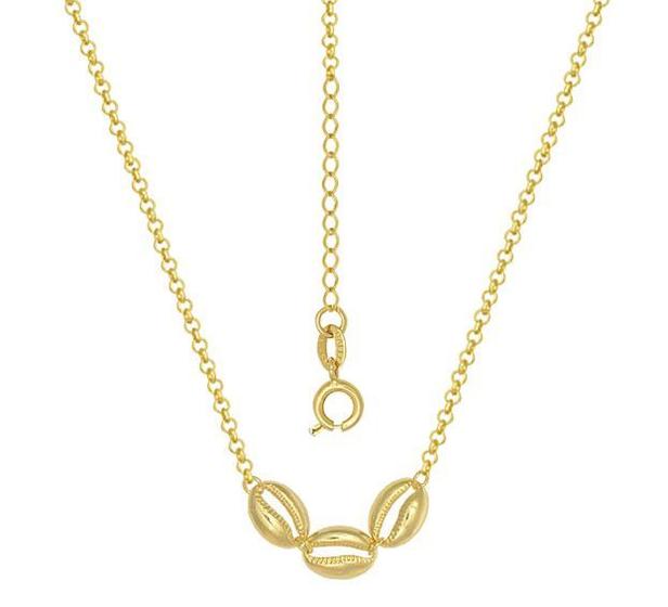Imagem de pulseira com 3 búzios