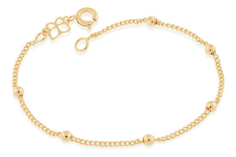 Imagem de Pulseira Com  Bolinhas Med 18/19 Cm Rommanel 550195