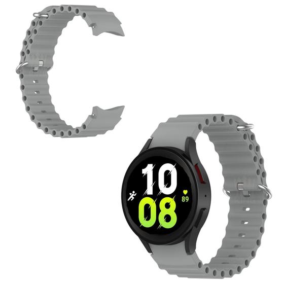 Imagem de Pulseira Com Encaixe Curvo ondulada Para Galaxy Watch 5 44mm