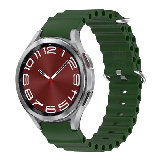 Imagem de Pulseira Com Encaixe Curvo Ondulada Para Watch6 Classic 43mm