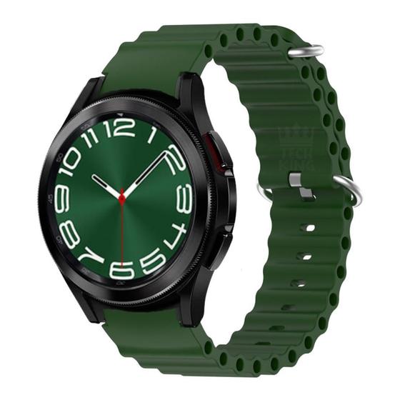 Imagem de Pulseira Com Encaixe Curvo Ondulada Para Watch6 Classic 47Mm