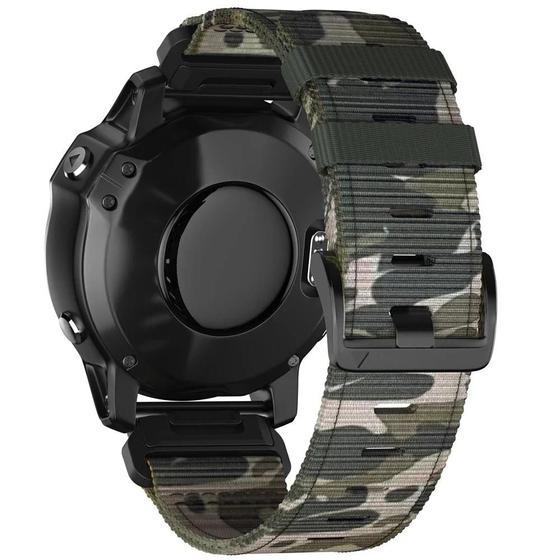 Imagem de Pulseira Compatível Garmin Fenix 7 6 5 Plus Nylon 22mm C/NF