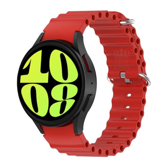 Imagem de Pulseira Confortável Ondulada Silicone Para Watch6 44mm