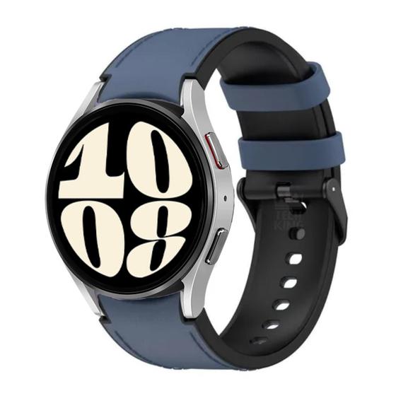 Imagem de Pulseira Coro Artificial Com Silicone Para Watch6 40mm R930