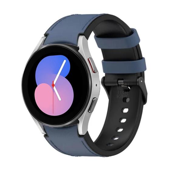 Imagem de Pulseira coro sintético e silicone para Galaxy Watch 5 40mm