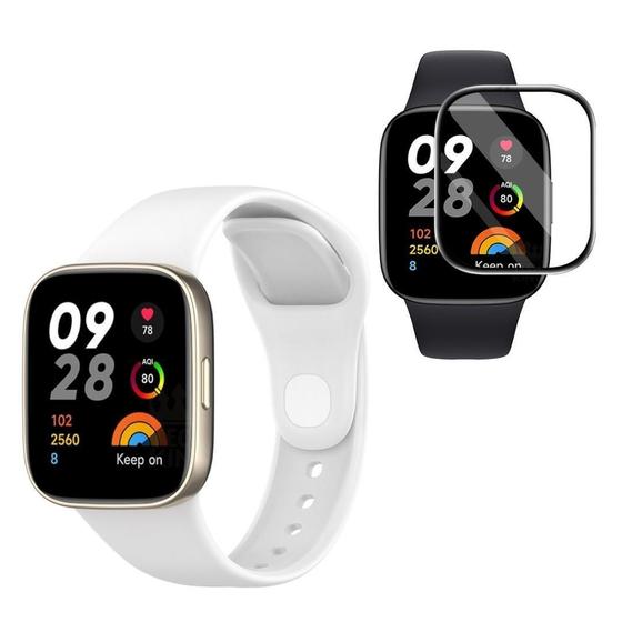 Imagem de Pulseira Correa De Silicone + Película Para Redmi Watch 3