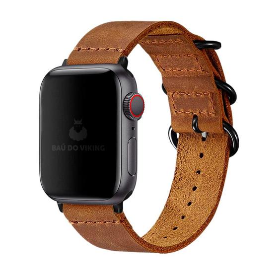 Imagem de Pulseira Couro Aire Compatível com Apple Watch