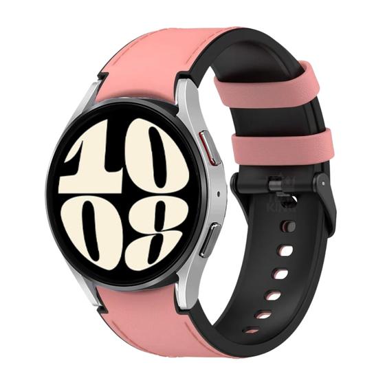 Imagem de Pulseira Couro Artificial Com Silicone Para Watch6 40Mm R930