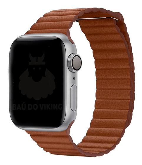 Imagem de Pulseira Couro Loop Terra Compatível Com Apple Watch