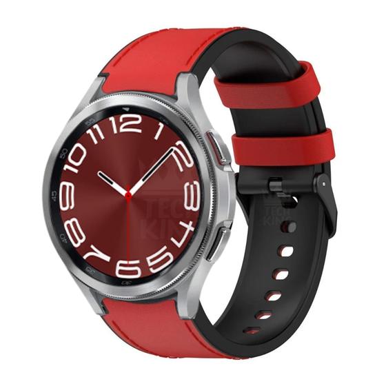 Imagem de Pulseira Couro/Silicone Watch6 Classic 43Mm Vermelho