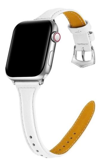 Imagem de Pulseira Couro Slim Compatível com Apple Watch