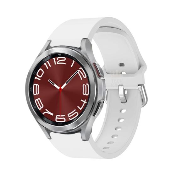 Imagem de Pulseira Curvada de Silicone Para Galaxy Watch6 Classic 43mm