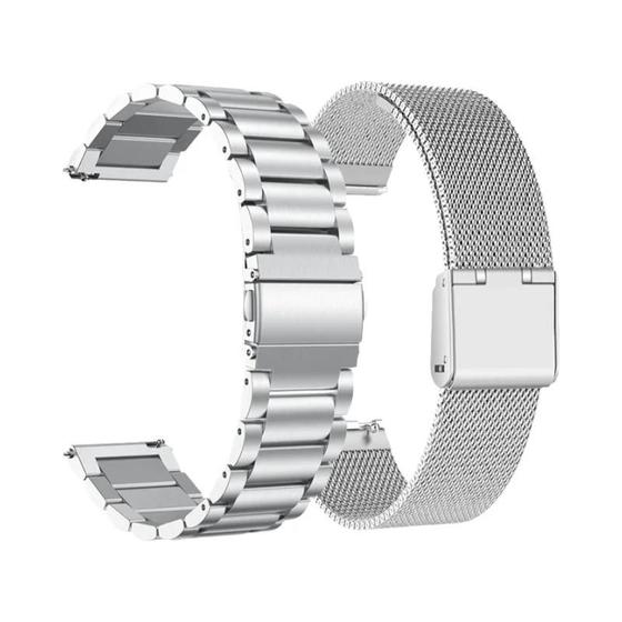 Imagem de Pulseira de Aço Inoxidável 20/22mm para Relógios Huawei GT 2/3/4 Pro