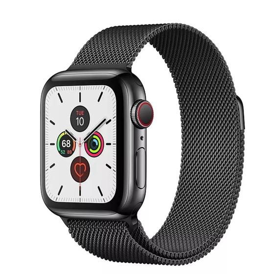 Imagem de Pulseira de Aço Milanese Para Apple Watch Series 38, 41 e 42mm