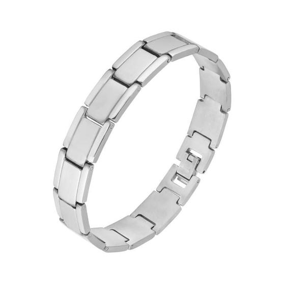 Imagem de Pulseira de Aço Soberana Fosca 12mm 21cm