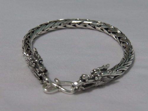 Imagem de Pulseira De Bali Trançada Masculina Em Prata 925