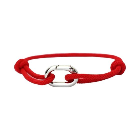 Imagem de Pulseira De Corda Milanesa Ajustável De 3mm, Corrente Elíptica Prateada, Joia Fashion Para Homens E