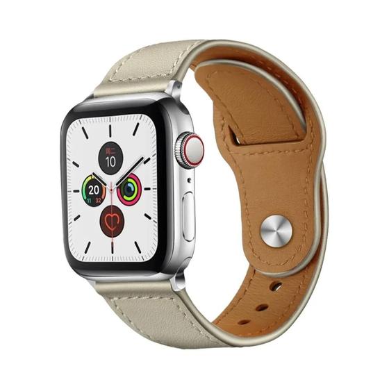 Imagem de Pulseira de Couro Legítimo para Apple Watch 49mm/45mm/44mm/41mm/40mm/38mm/42mm