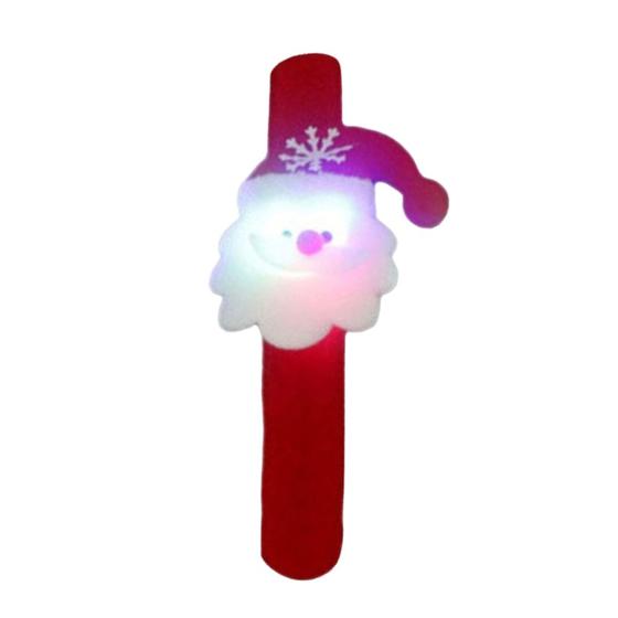 Imagem de Pulseira de Natal LED Papai Noel Boneco de Neve Ursinho Cervo