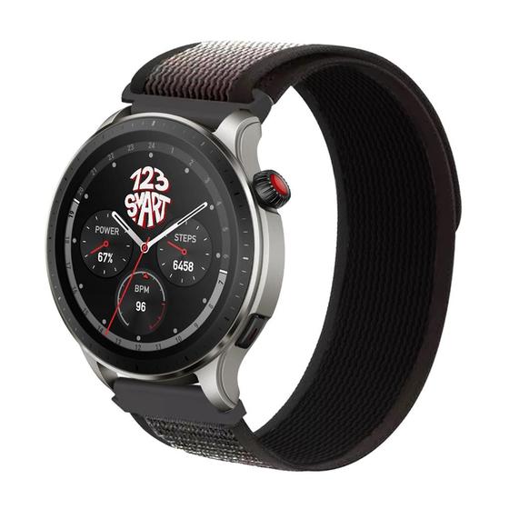 Imagem de Pulseira de Nylon com Tira auto aderente compativel com Amazfit GTR 47mm GTR2 GTR 2 New Version GTR 3 GTR 4