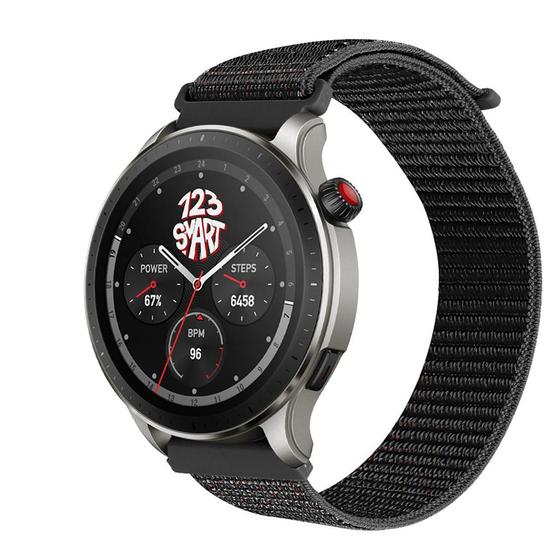 Imagem de Pulseira de Nylon Compativel com Amazfit GTR4 GTR 4 A2166 / GTR3 A1971 / GTR 3 Pro A2040 / GTR 2 A1952 / New