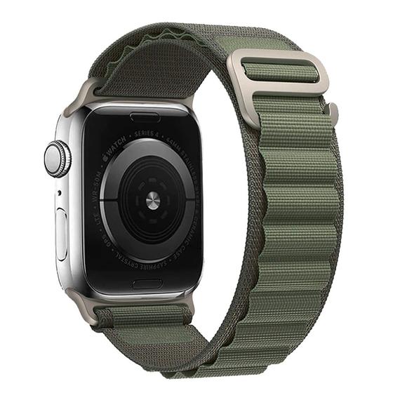 Imagem de Pulseira de Nylon loop com Presilha Para iwatch iWatch Series 2 3 4 5 6 7 8 40mm 41mm 44mm 45mm