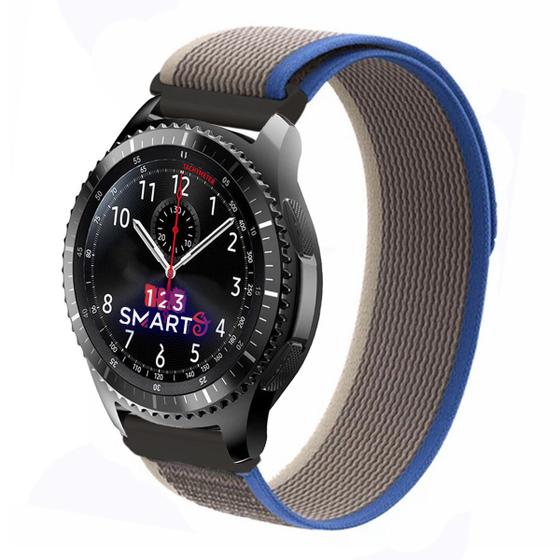 Imagem de Pulseira de Nylon Nova Tira auto aderente para Samsung Gear S3 Frontier R760 R770 Galaxy Watch 46mm