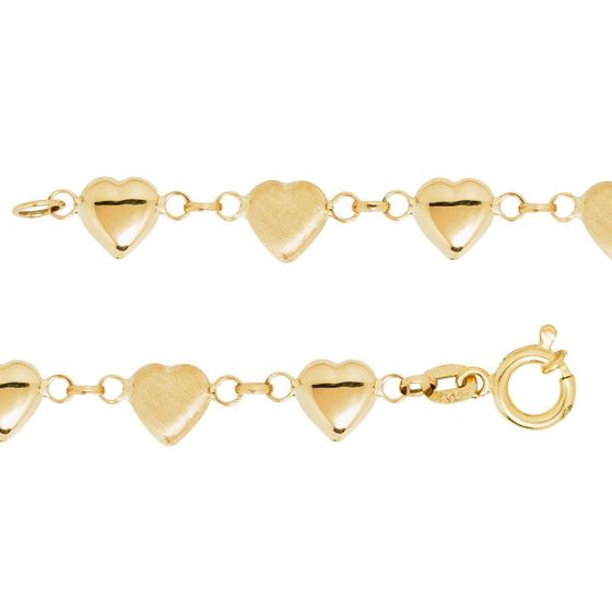 Imagem de Pulseira de Ouro 18k com Coração