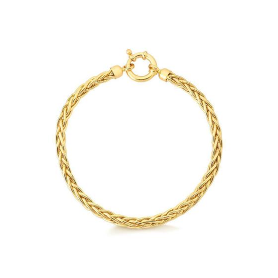 Imagem de Pulseira de Ouro 18k Elo Palmeira