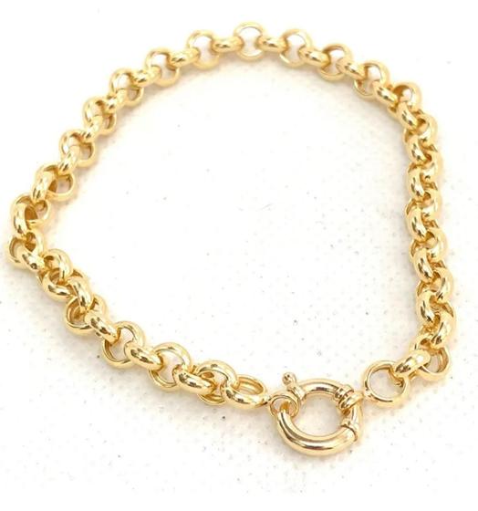 Imagem de Pulseira De Ouro 18k Feminina Elo Português