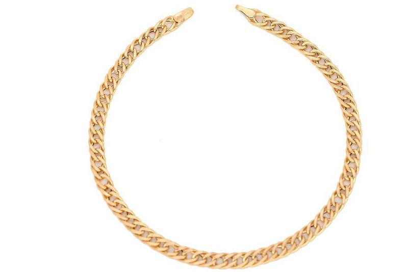 Imagem de Pulseira de ouro 18k Groumet 19cm