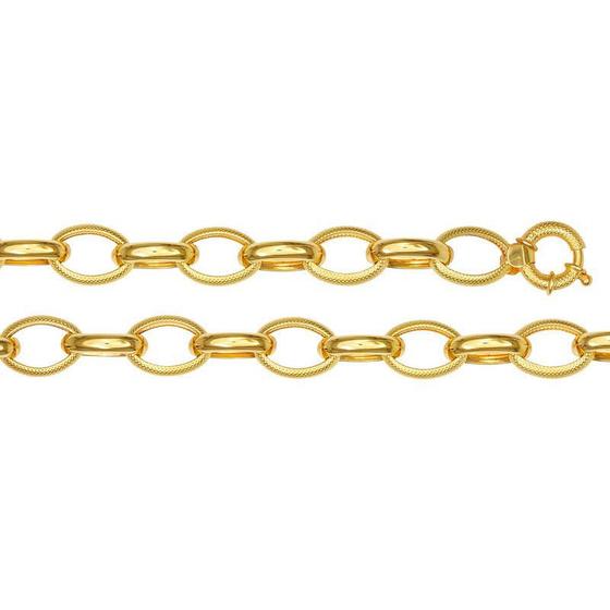 Imagem de Pulseira de Ouro 18k Mooie Ovale