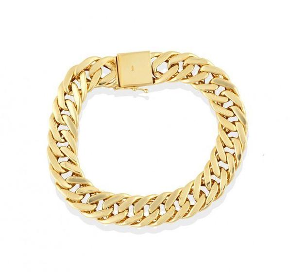 Imagem de Pulseira de Ouro 18K Nill 11mm a 13mm 21cm (grossa)